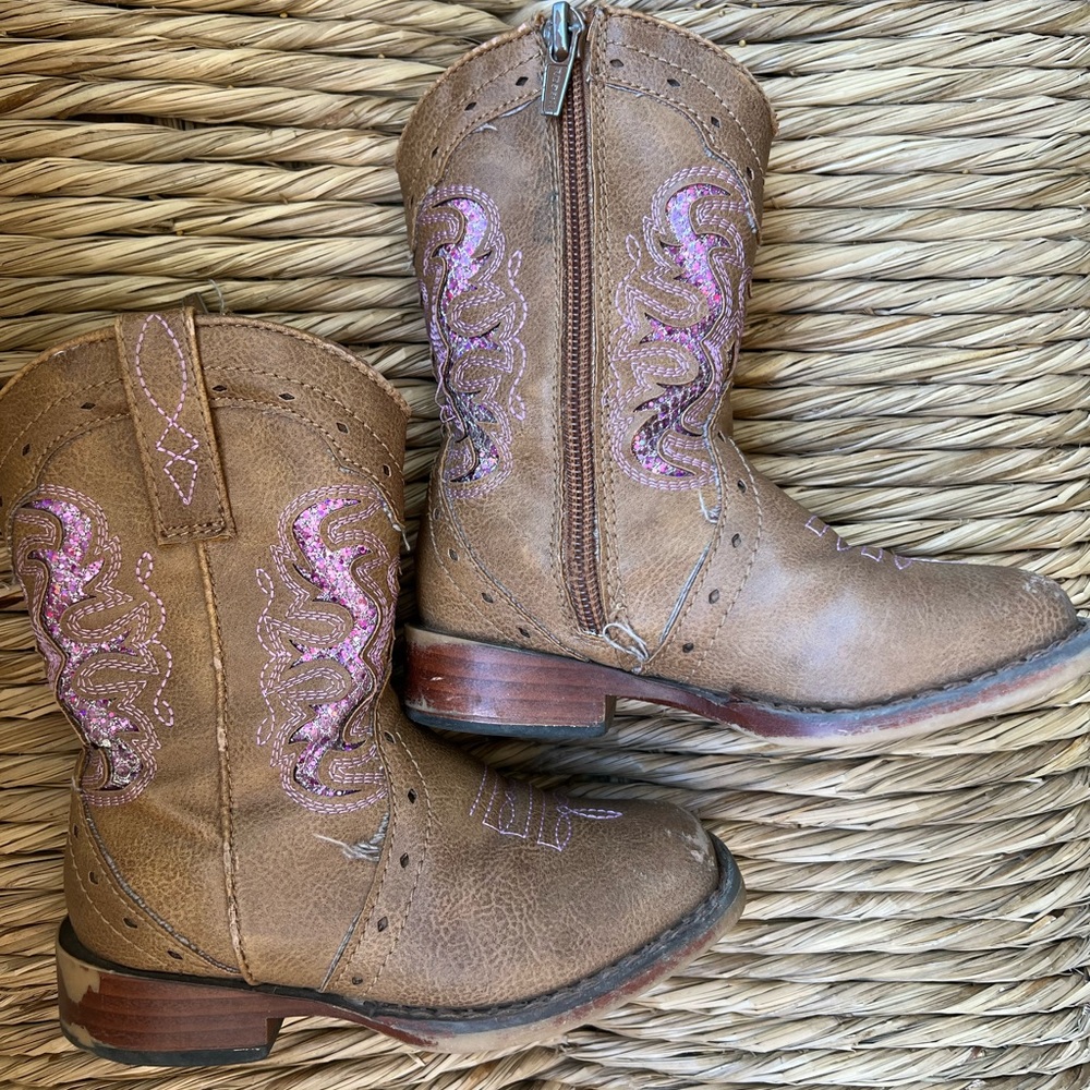 Roper Glitter Toddler Cowgirl Boots